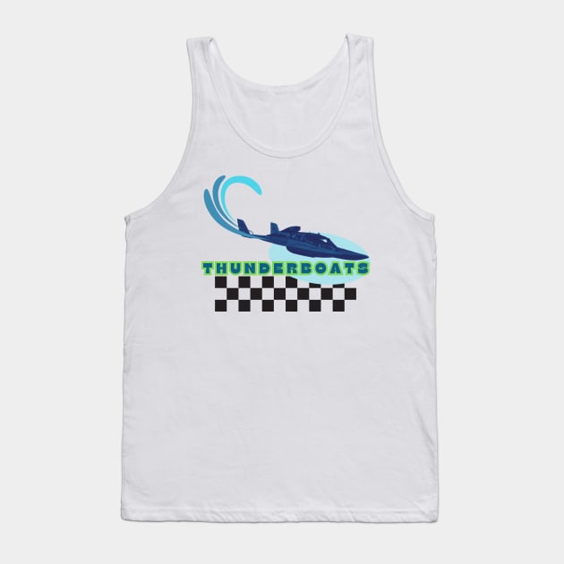 Thunderboats! Seattle Summer Hydroplane Style Tank Top by SwagOMart